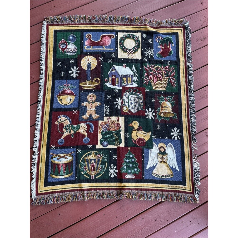 Crown Crafts Christmas/ Holiday Throw